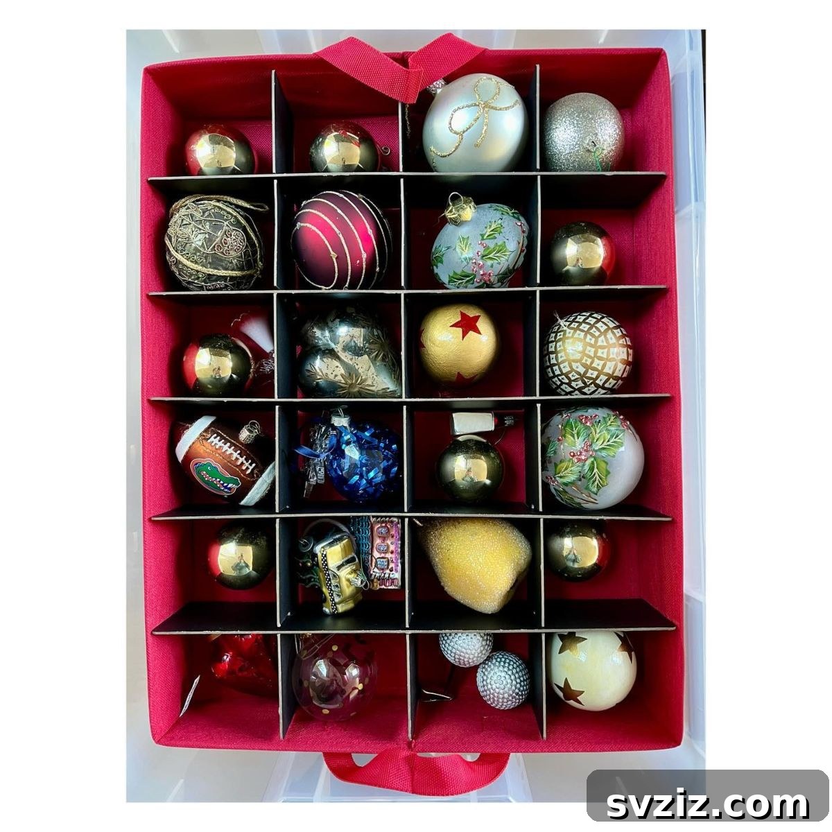 Specialized containers for safe Christmas ornament storage