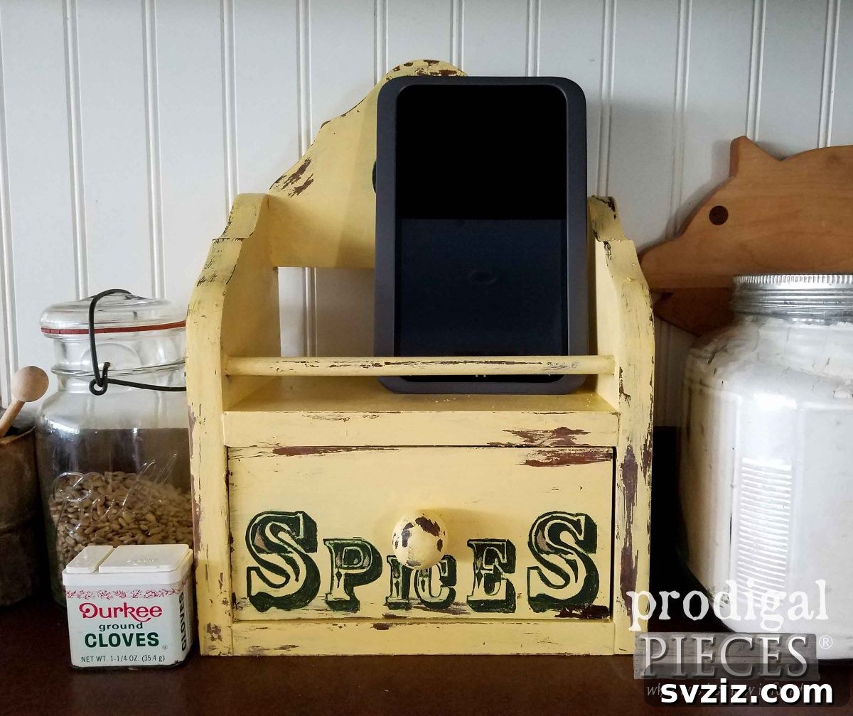 DIY Thrifted Box Charging Station for Clutter-Free Organization