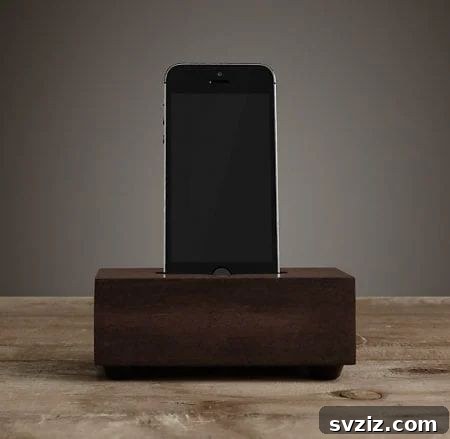 Simple DIY Wooden Phone Charging Station