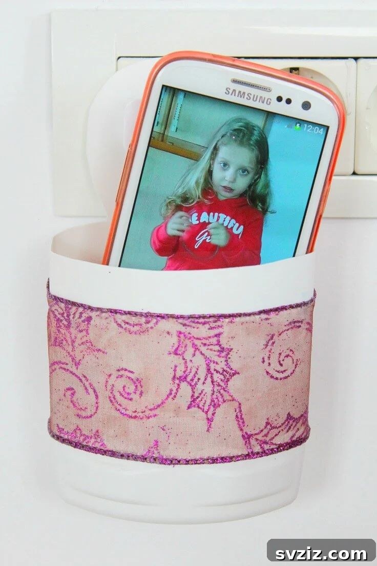 DIY Phone Charging Station from an Upcycled Plastic Bottle