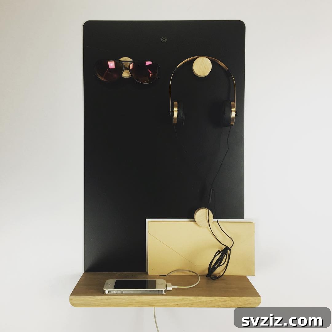 23 Brilliant Hallway Storage Secrets You've Never Heard Of 22 Wall Mounted Phone and Key Holder