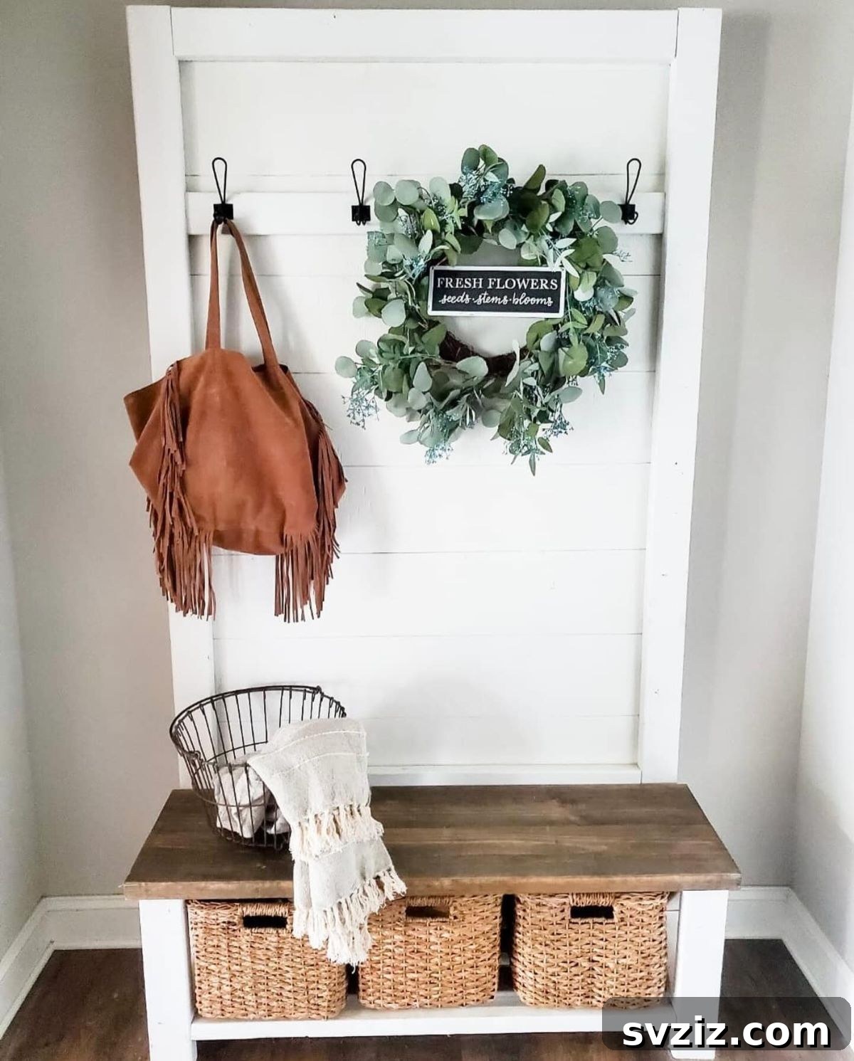23 Brilliant Hallway Storage Secrets You've Never Heard Of 5 DIY Hall Tree