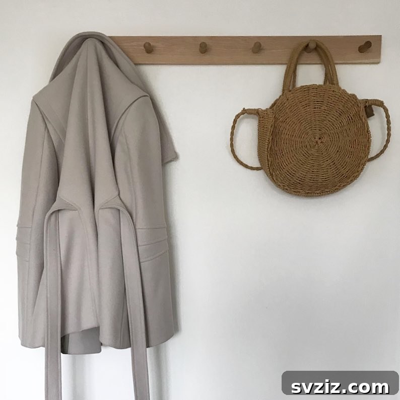 23 Brilliant Hallway Storage Secrets You've Never Heard Of 9 Peg Rail