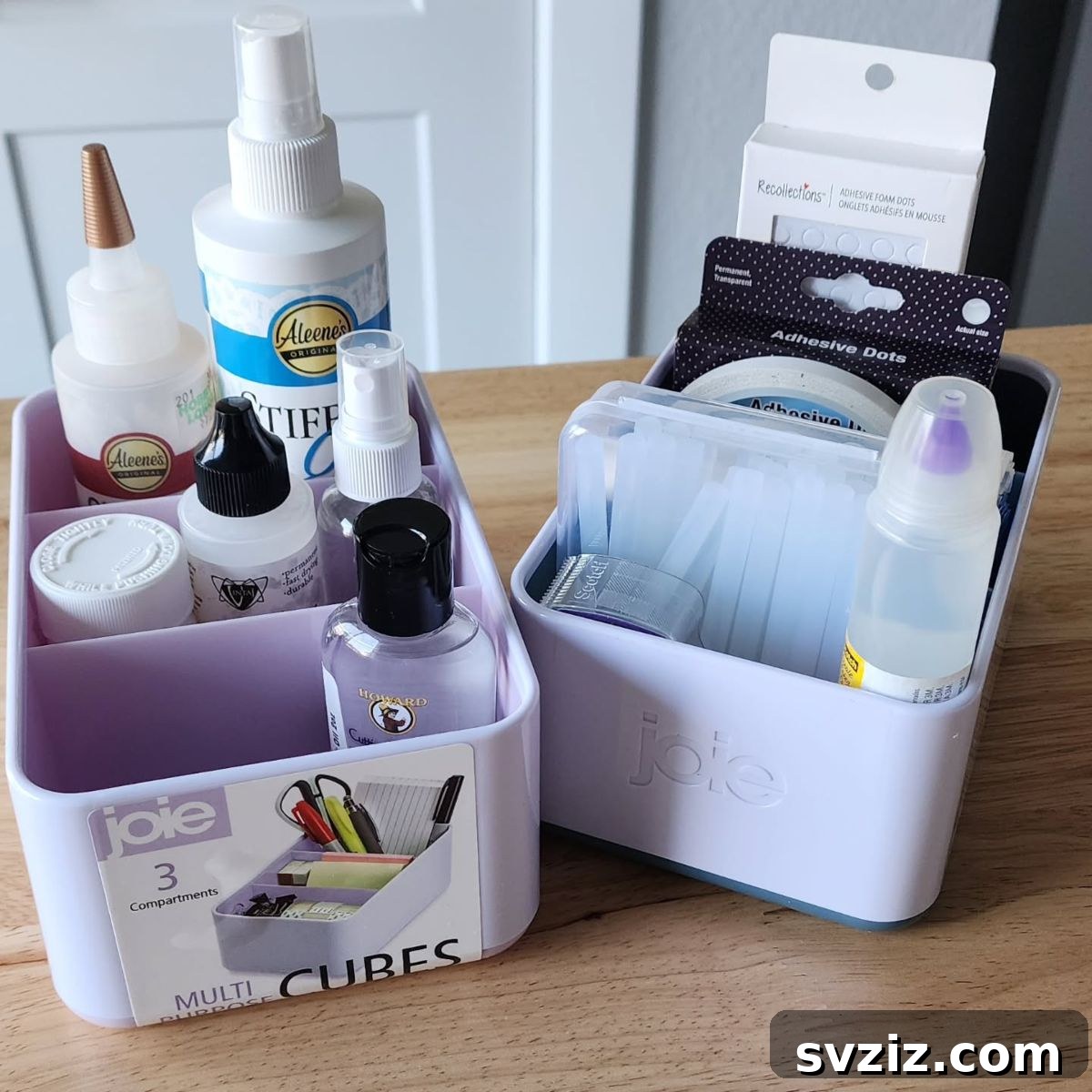 Craft Room Storage Solutions using Bins