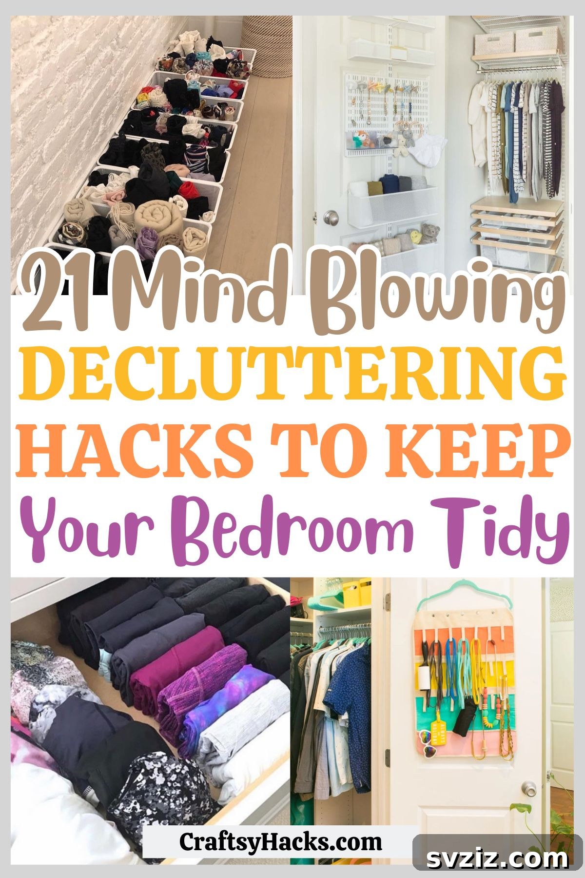 bedroom decluttering ideas