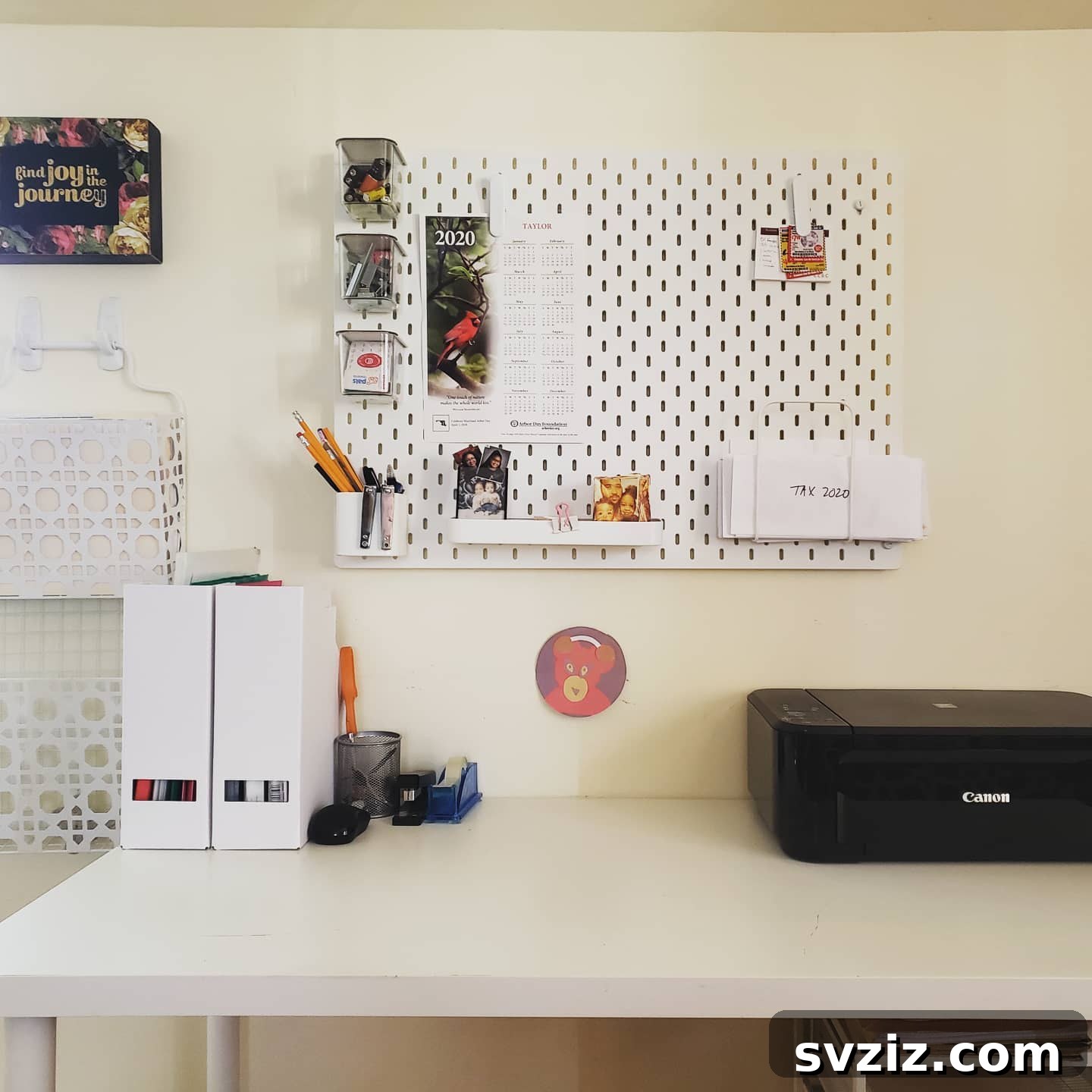 Pegboard Storage