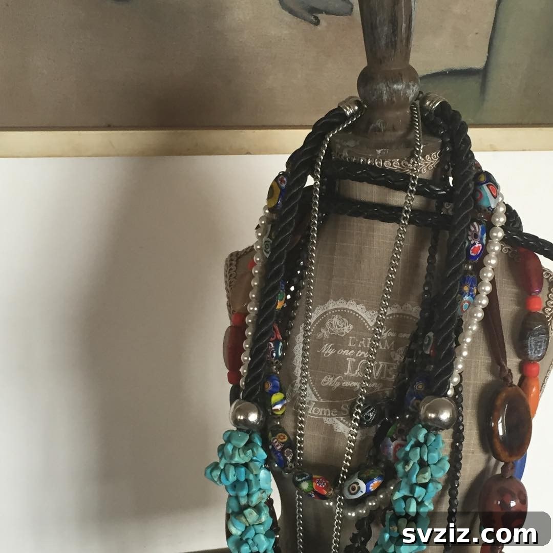 Mannequin Necklace Holder for creative display