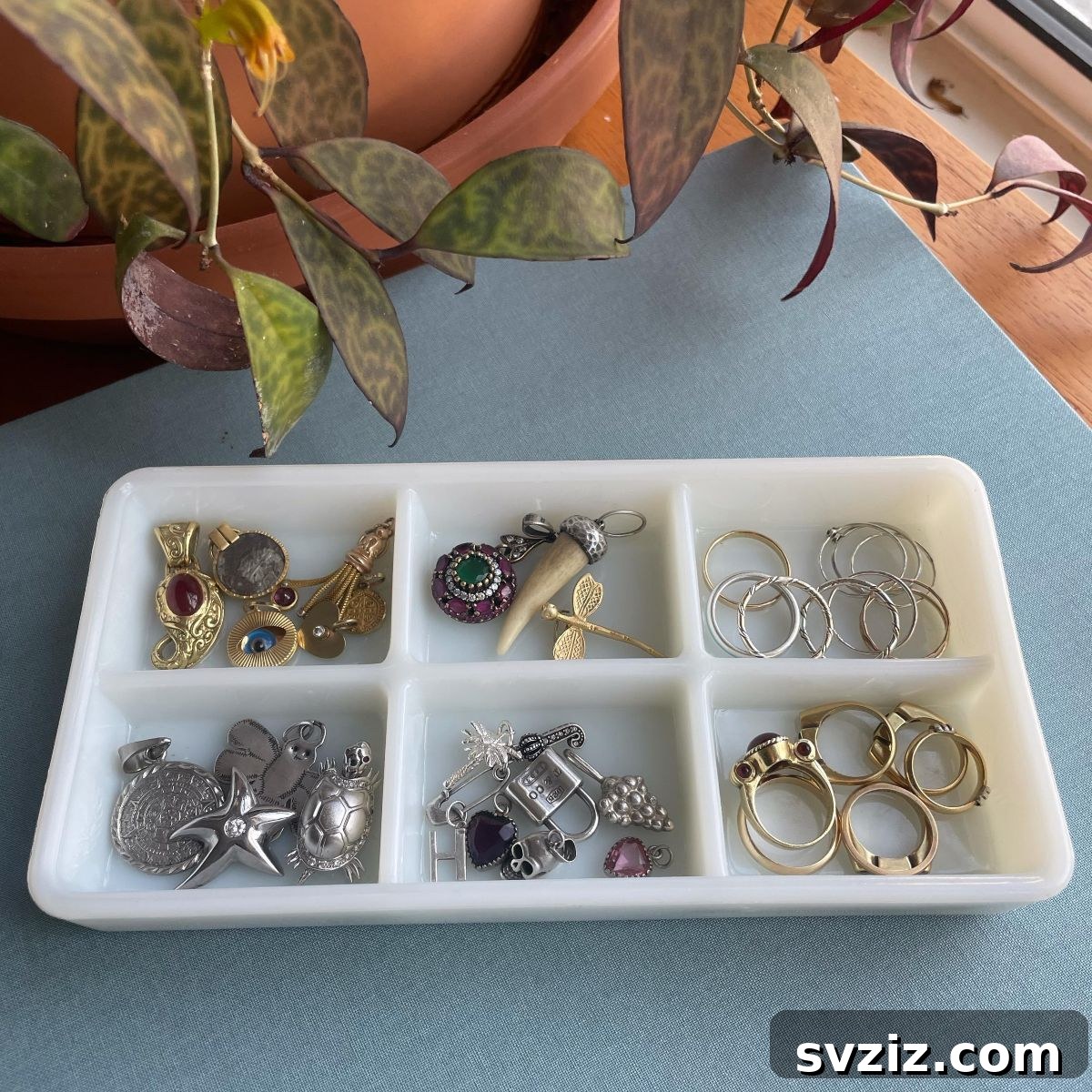 Open Tray for quick access jewelry storage