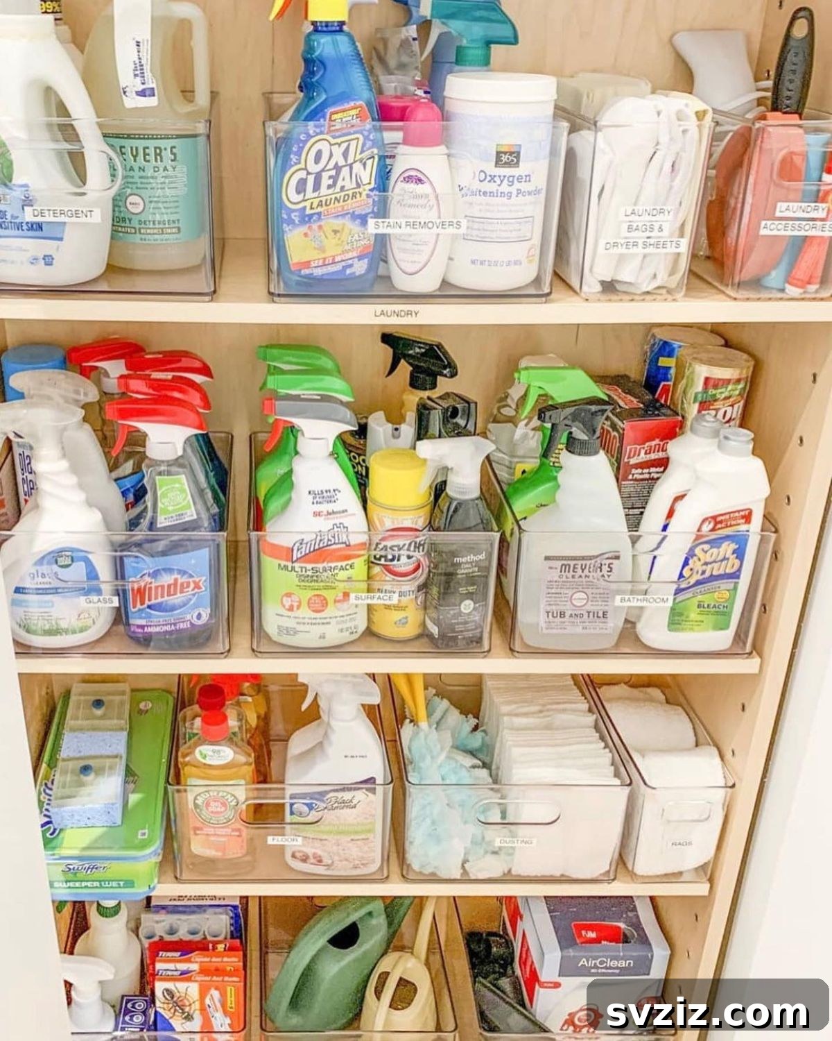 Smart Storage Ideas for Your Cleaning Essentials 16 Categorize Everything