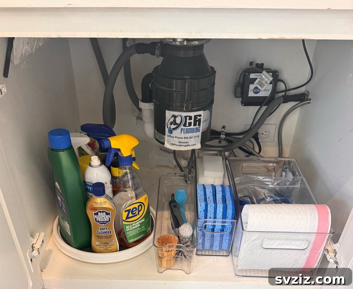 Smart Storage Ideas for Your Cleaning Essentials 18 Under the Sink Storage Space