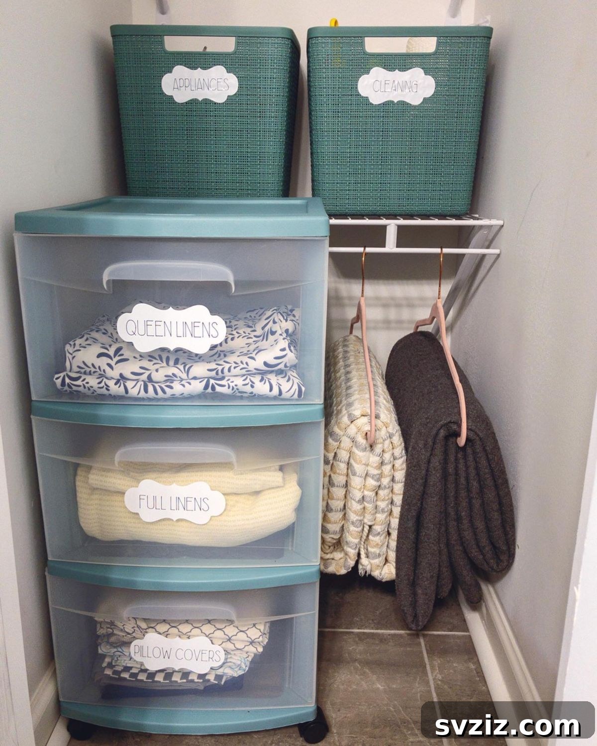 Smart Storage Ideas for Your Cleaning Essentials 3 Plastic Storage Bins
