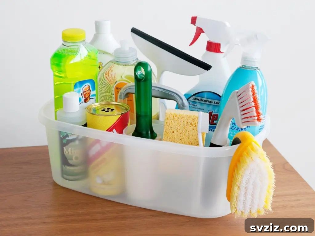 Smart Storage Ideas for Your Cleaning Essentials 21 Cleaning Caddy