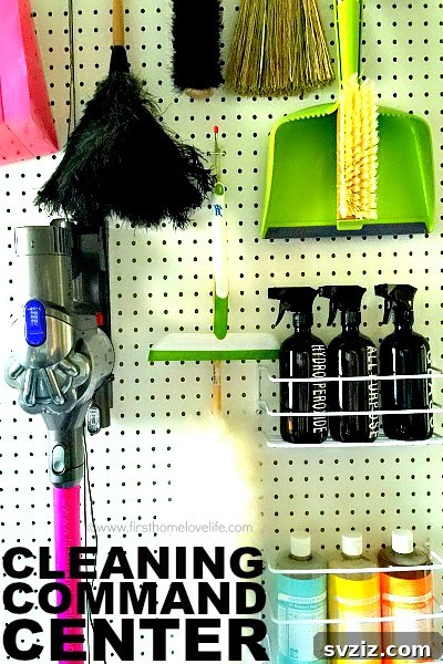 Smart Storage Ideas for Your Cleaning Essentials 22 Cleaning Command Center