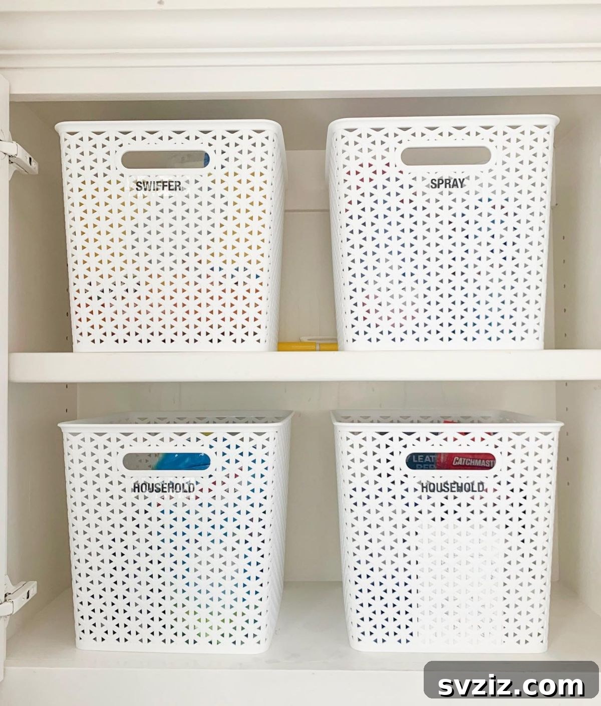 Smart Storage Ideas for Your Cleaning Essentials 5 Weave Baskets