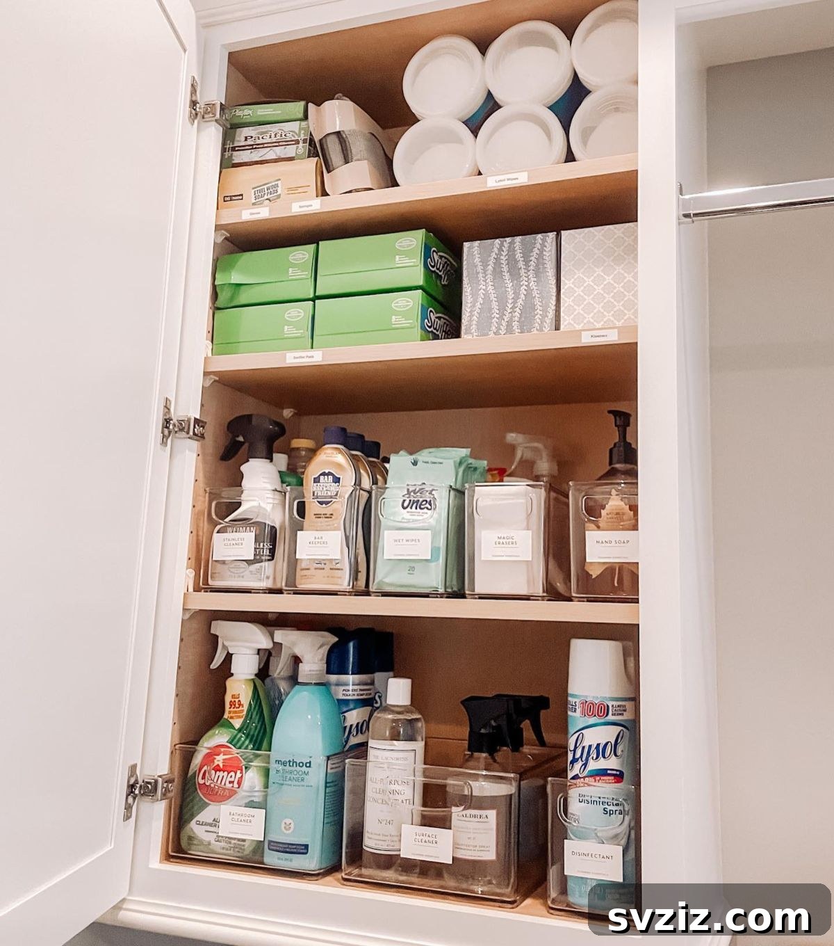 Smart Storage Ideas for Your Cleaning Essentials 8 Acrylic Storage Bins