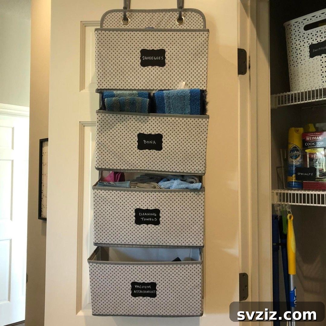 Smart Storage Ideas for Your Cleaning Essentials 9 Over the Door Storage