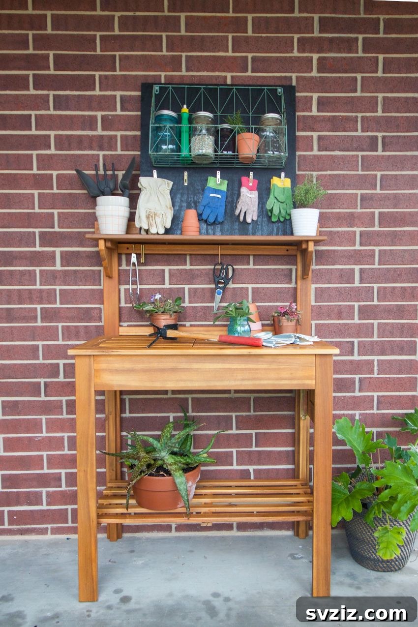 Garden Glove Rack