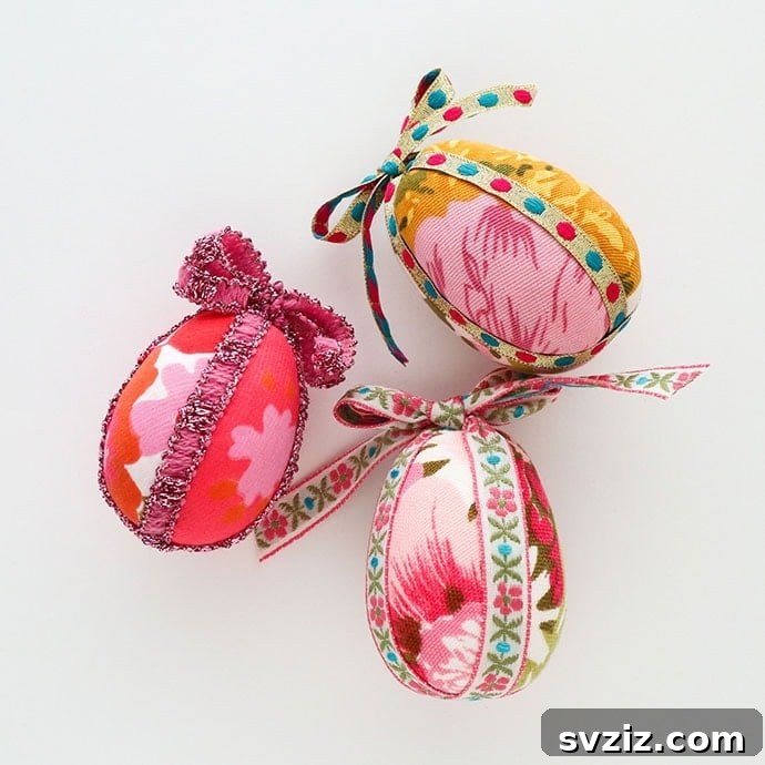 25 Inspiring DIY Easter Egg Decorating Ideas 12 Easter Eggs with Fabric