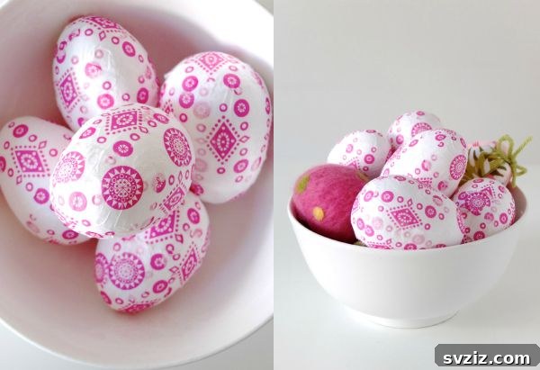 25 Inspiring DIY Easter Egg Decorating Ideas 14 Decoupage decor