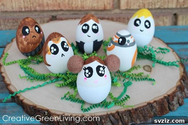 25 Inspiring DIY Easter Egg Decorating Ideas 21 star wars egg decor