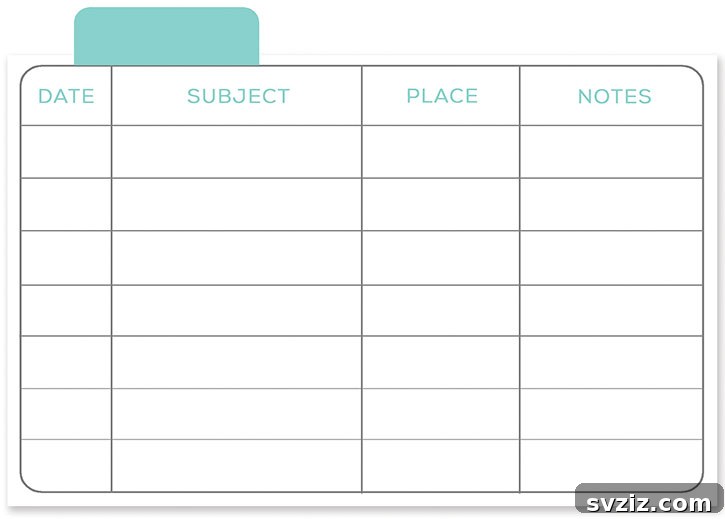 Free printable photo dividers for easy categorization