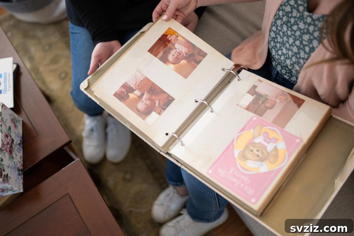 Classic photo album for preserving memories