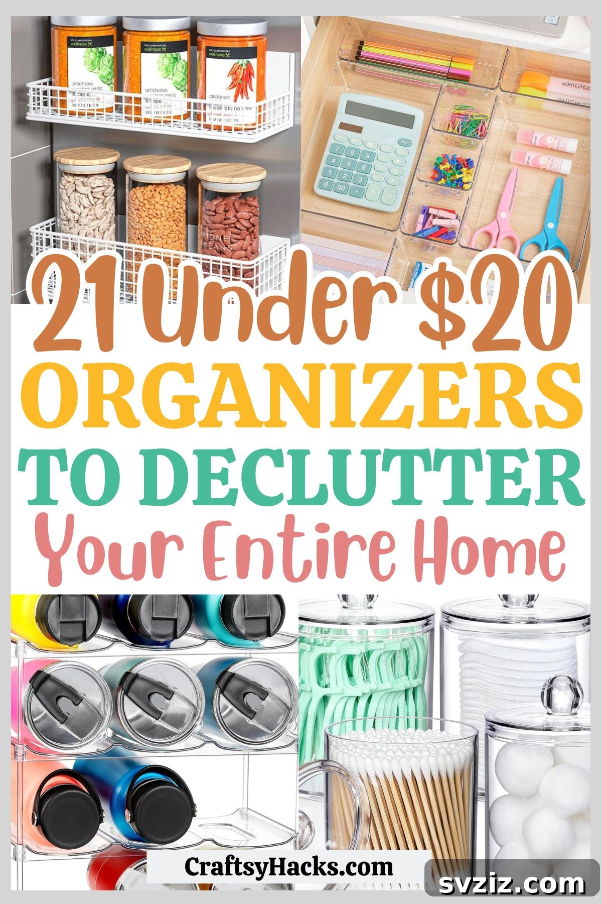 Budget-Friendly Bliss: 21 Organizers Under 20 to Transform Your Home 2 Transform your space with affordable large storage bins that will declutter home in no time. Organize kitchen spaces with our budget-friendly solutions under $20. Find the perfect plastic drawer options to maximize your storage potential.