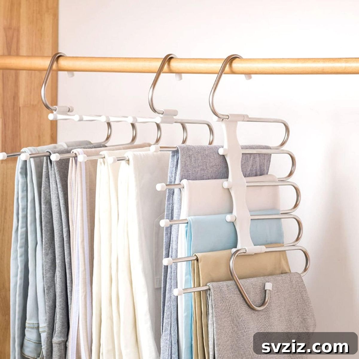 Budget-Friendly Bliss: 21 Organizers Under 20 to Transform Your Home 14 Pants Hanger Organizer
