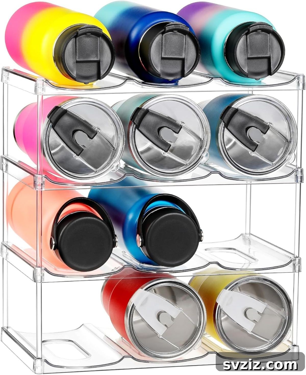 Budget-Friendly Bliss: 21 Organizers Under 20 to Transform Your Home 7 Stackable Water Bottle Organizer
