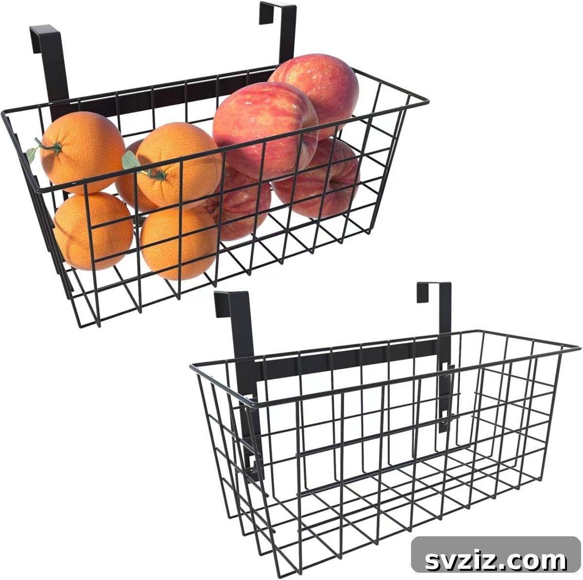 21 Genius Kitchen Organizers Under $20 for Instant Organization 5 Over the Cabinet Door Basket