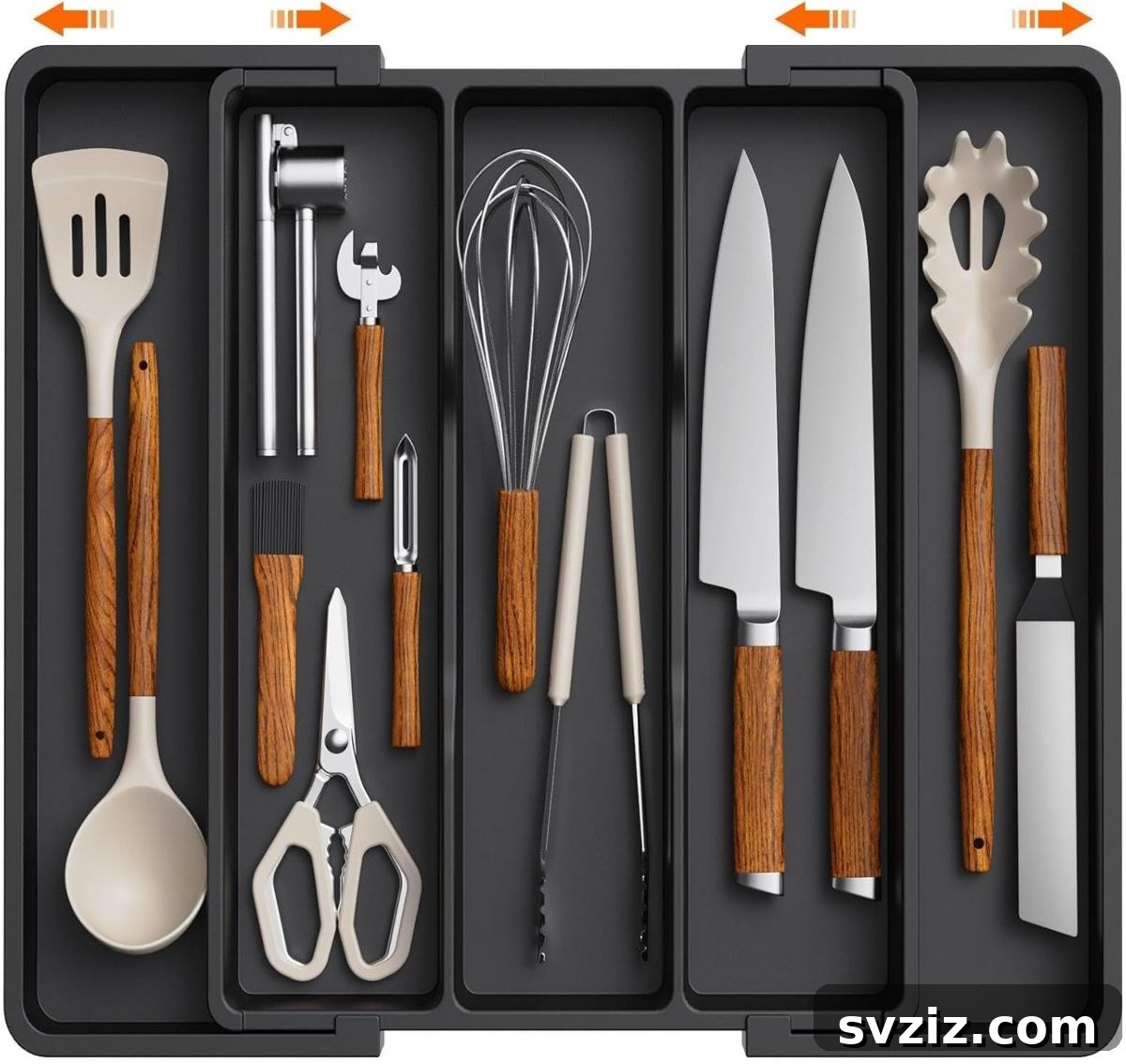 21 Genius Kitchen Organizers Under $20 for Instant Organization 9 Utensil Drawer Organizer