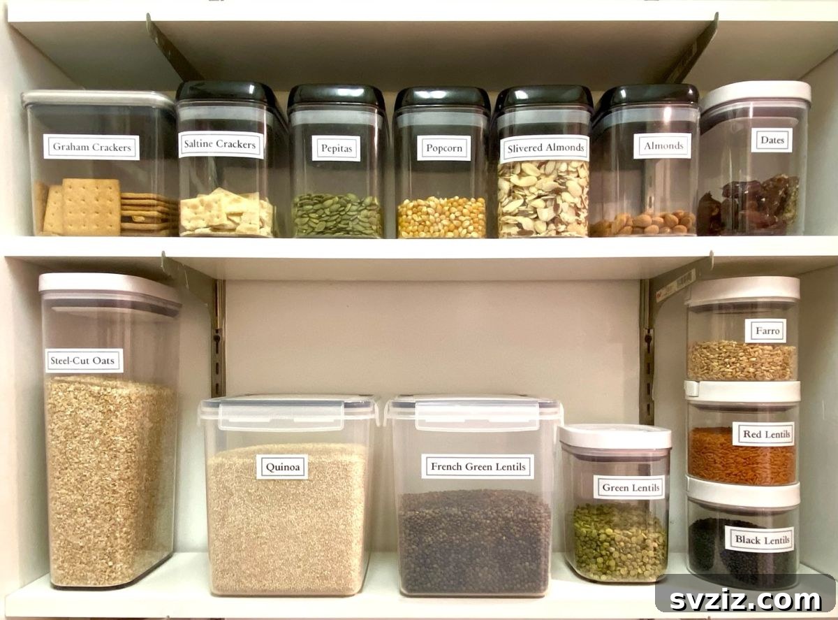 31 Genius Kitchen Storage Ideas That Actually Work 14 Decant Dry Food Items
