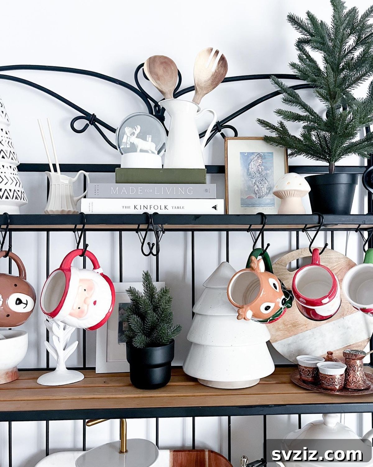 31 Genius Kitchen Storage Ideas That Actually Work 15 Hang Mugs on Hooks