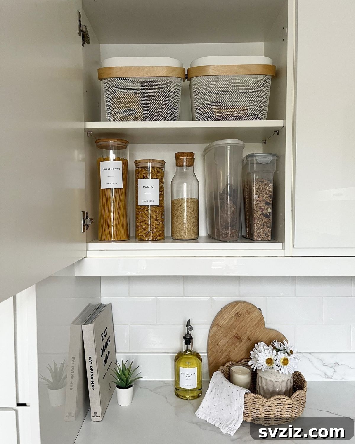 31 Genius Kitchen Storage Ideas That Actually Work 21 Labeled Storage Jars