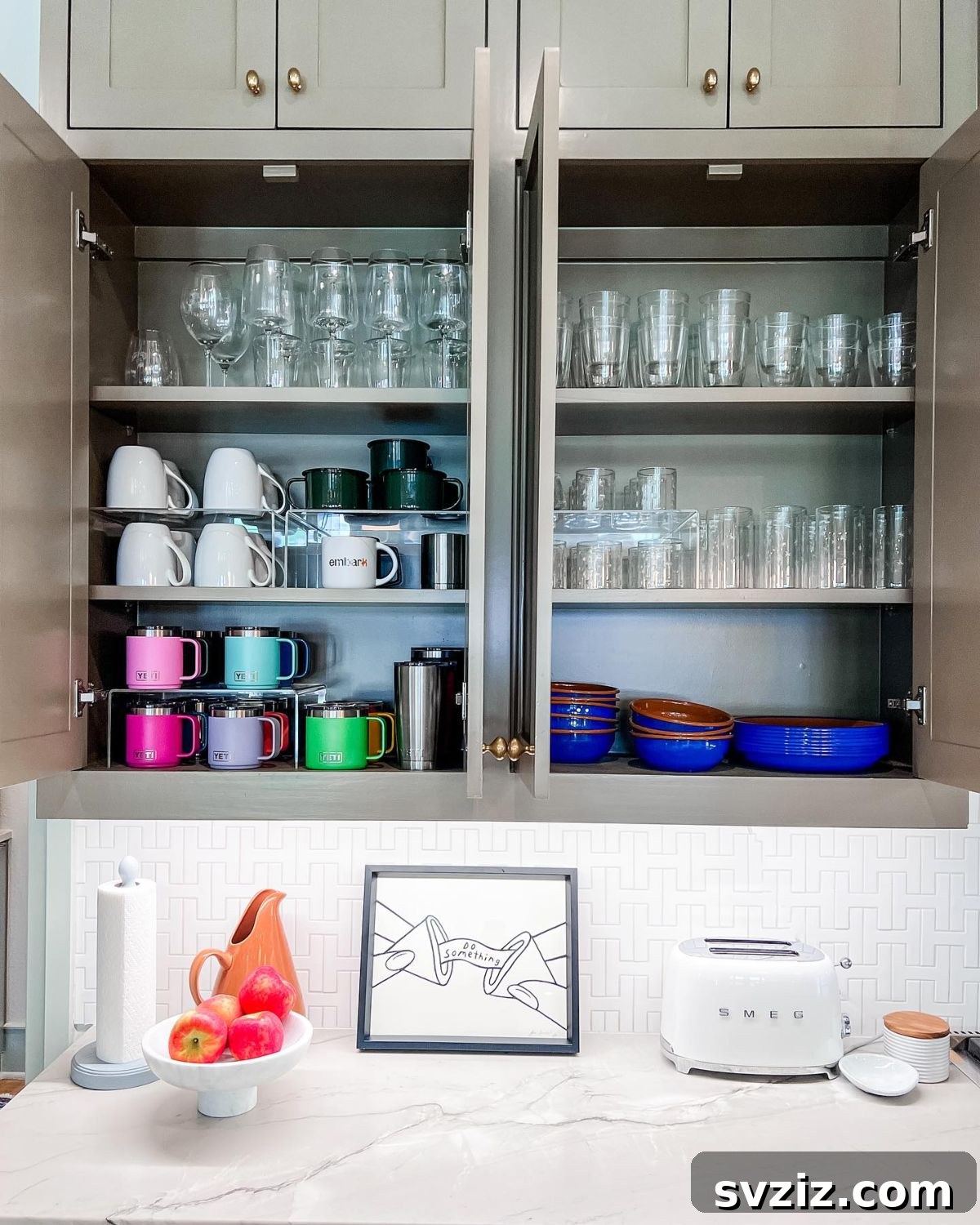 31 Genius Kitchen Storage Ideas That Actually Work 24 Shelf Risers