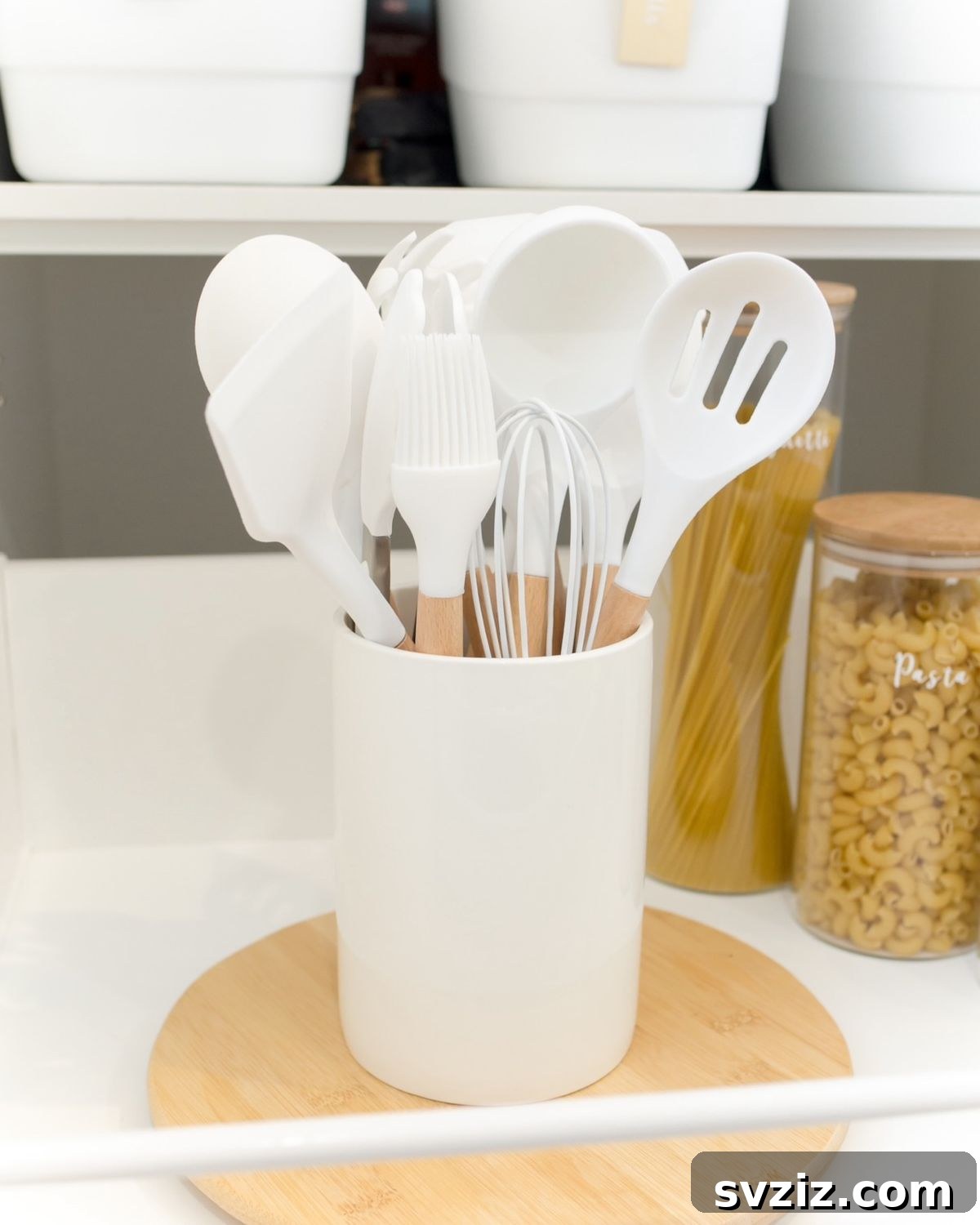 31 Genius Kitchen Storage Ideas That Actually Work 9 Aesthetic Kitchen Utensil Holder