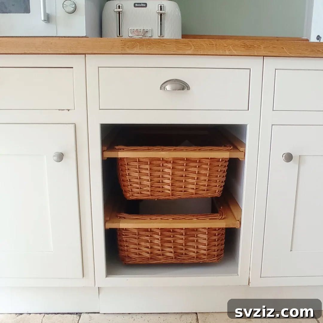 31 Genius Kitchen Storage Ideas That Actually Work 10 Basket Storage