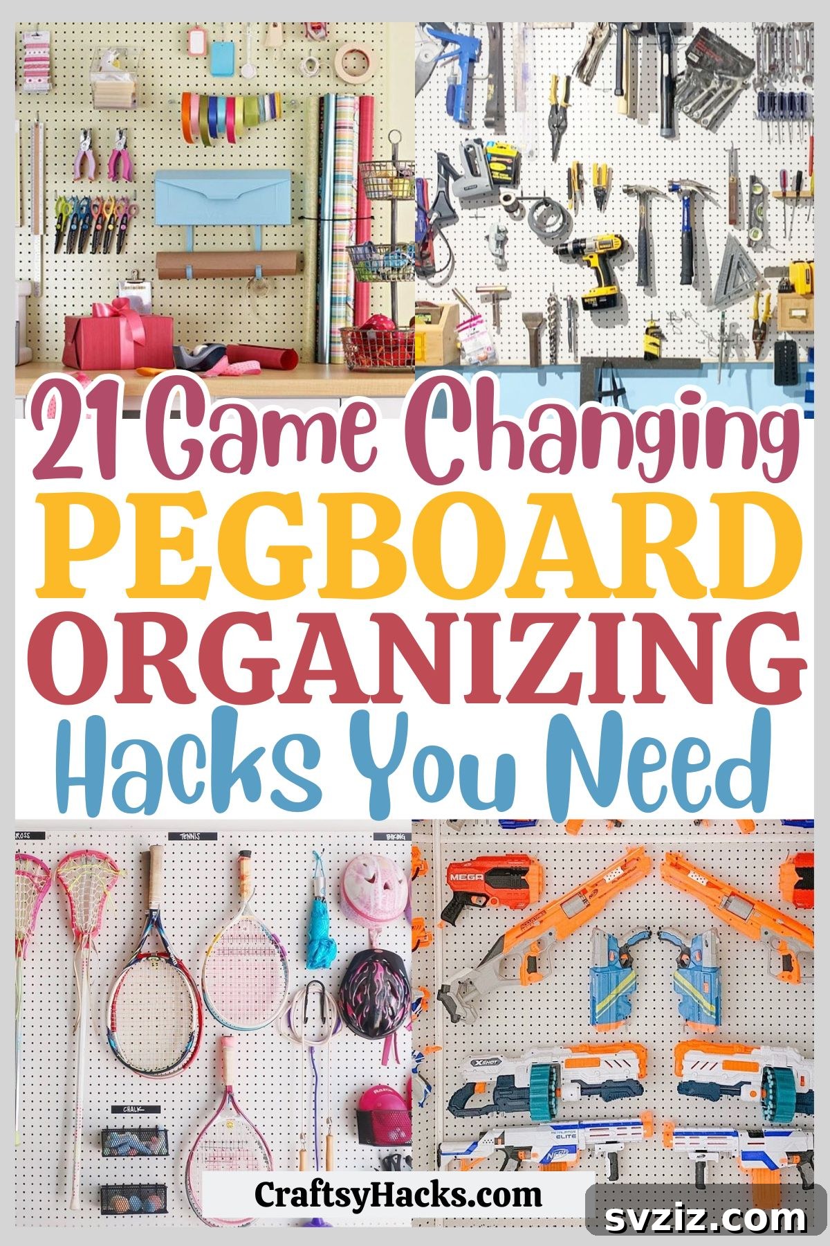 21 Clever Pegboard Organization Ideas 2 Creative pegboard organizing hacks to maximize vertical storage and organize your home
