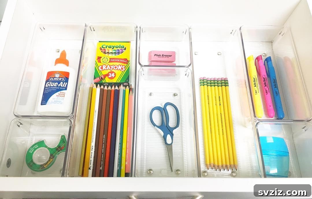 Master Back-to-School Organization for a Stress-Free Year 19 Drawer Inserts