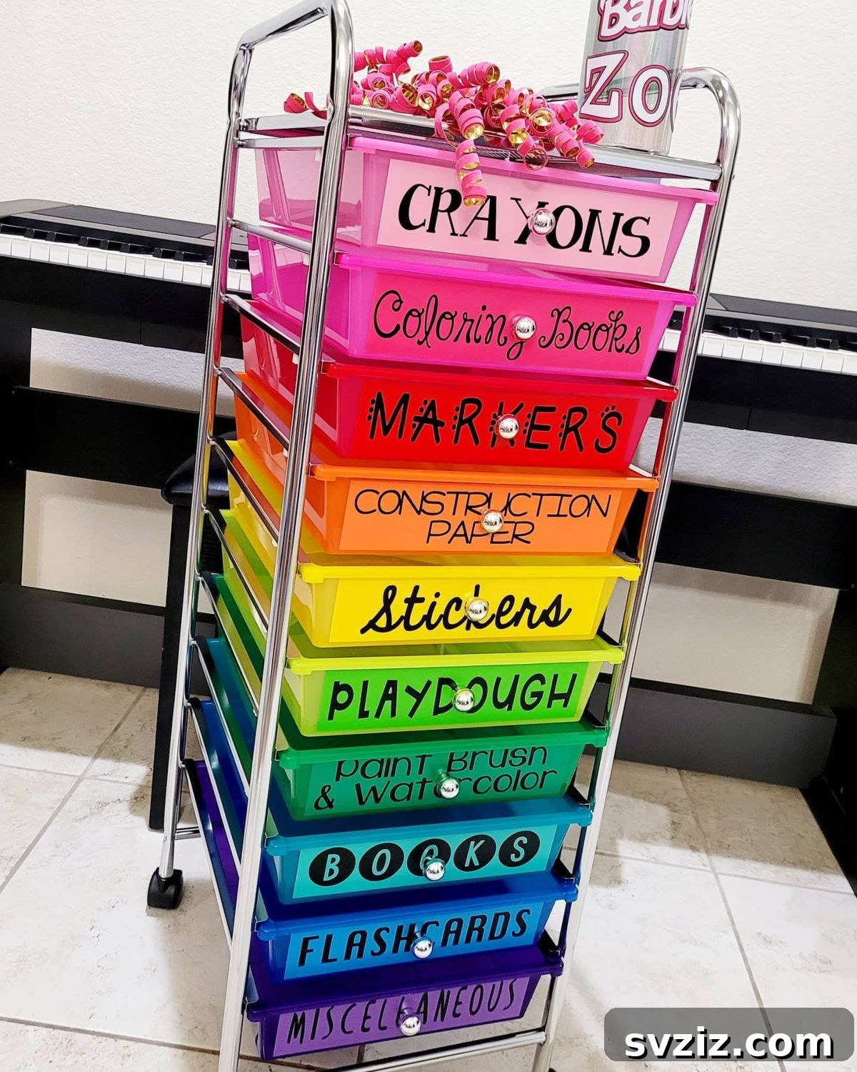 Master Back-to-School Organization for a Stress-Free Year 6 Rolling Cart