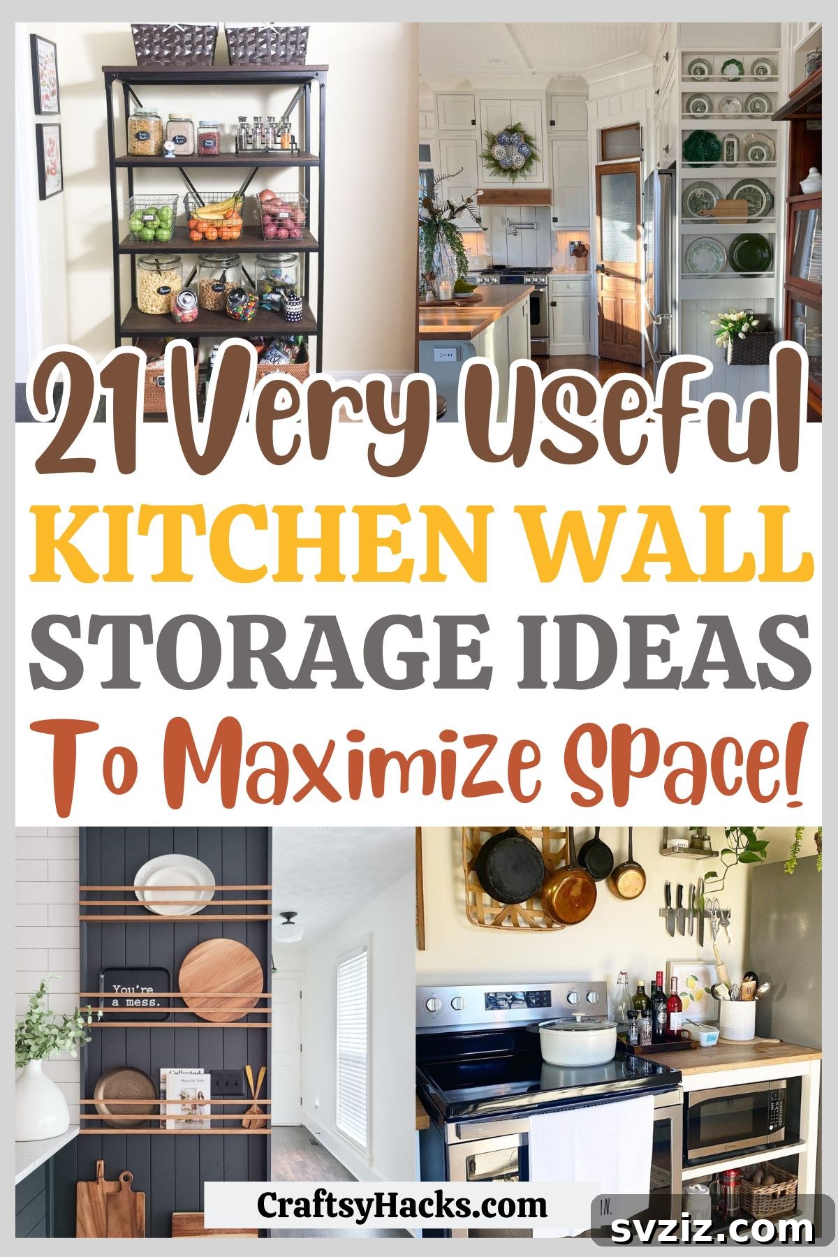 Creative kitchen wall storage ideas to maximize vertical space