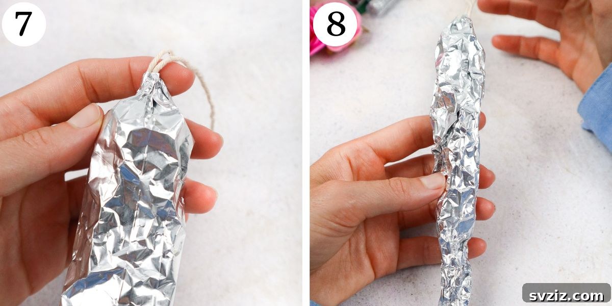Dazzling Handmade Icicle Ornaments 7 Shaping DIY Icicle
