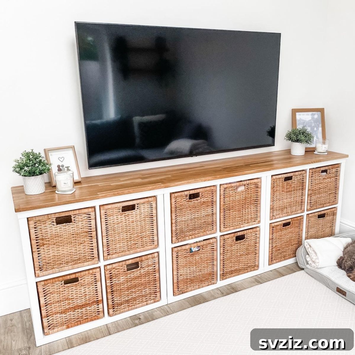 21 Genius Hacks to Organize Your Entertainment Hub 14 12. IKEA Kallax Unit Storage Hack