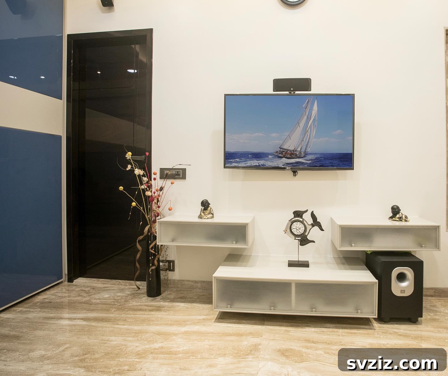 21 Genius Hacks to Organize Your Entertainment Hub 15 13. Floating Media Cabinets