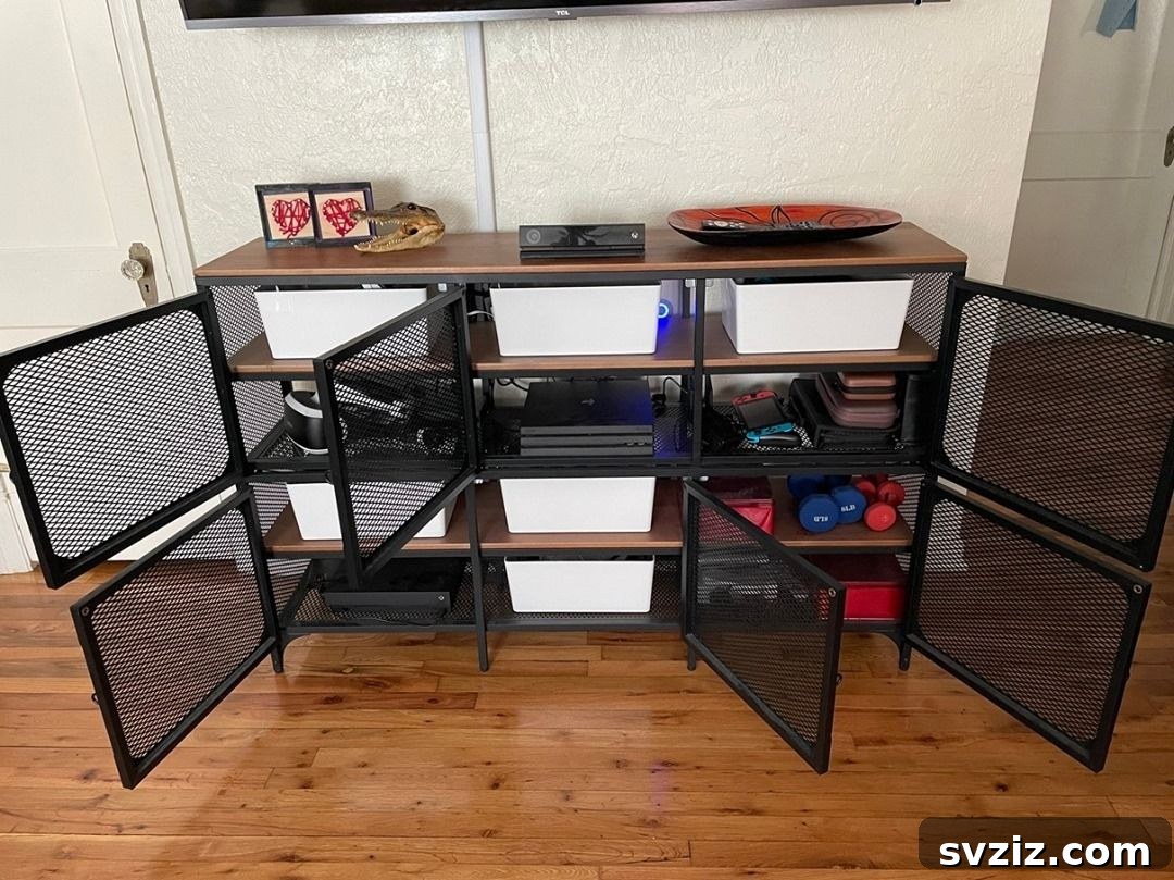 21 Genius Hacks to Organize Your Entertainment Hub 20 18. IKEA Fjalbo Hack