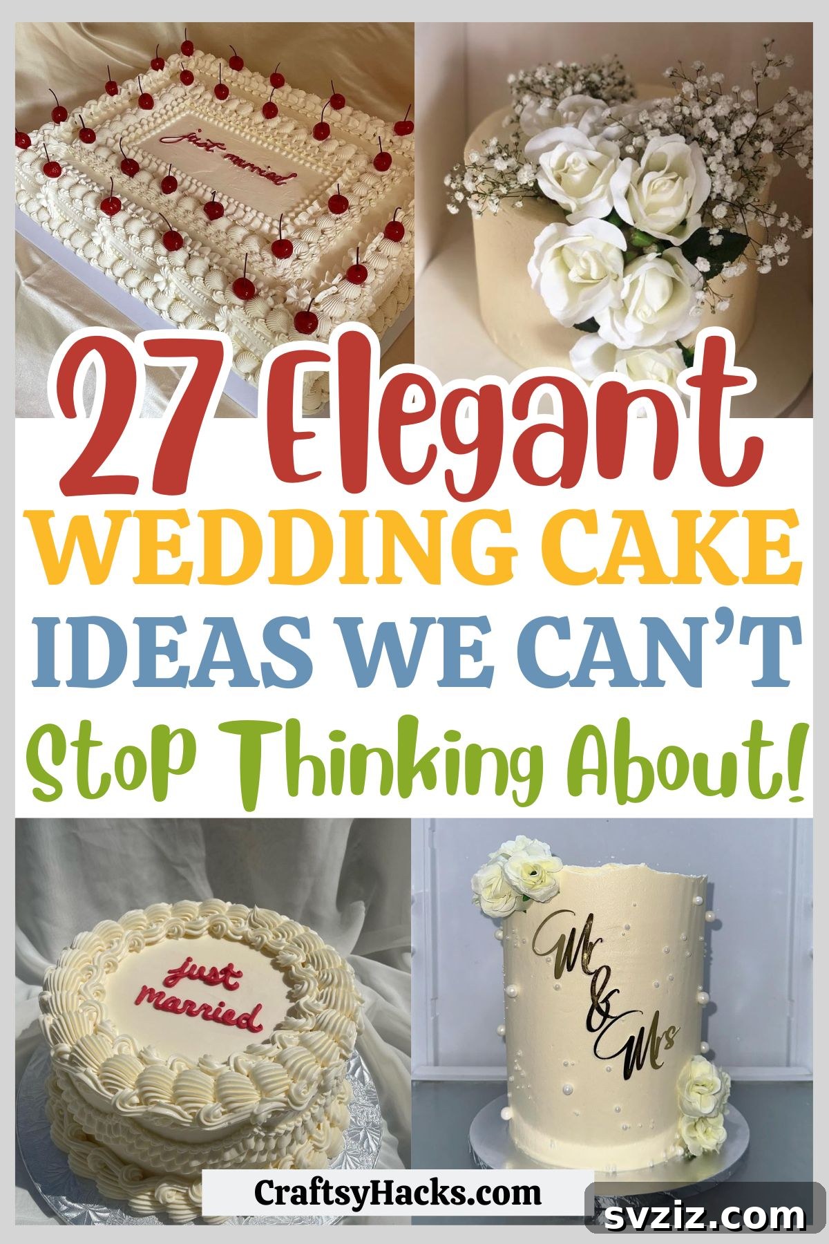 27 Elegant Wedding Cake Inspirations 2 Discover the most elegant floral wedding cake designs that will be the centerpiece of your special day. These classy wedding cakes combine timeless beauty with modern touches that your guests will remember. Our simple wedding cake ideas prove that sophistication doesn't require complexity.