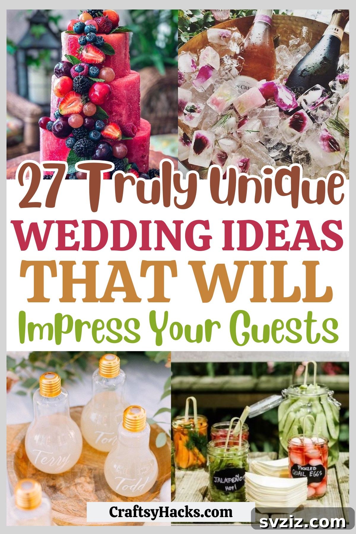 creative wedding ideas