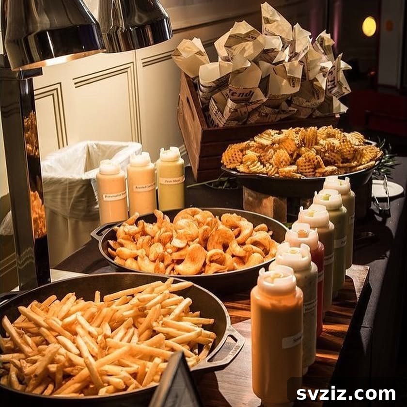 15. French Fry Food Bar