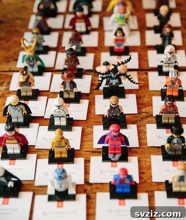 7. Lego Place Cards