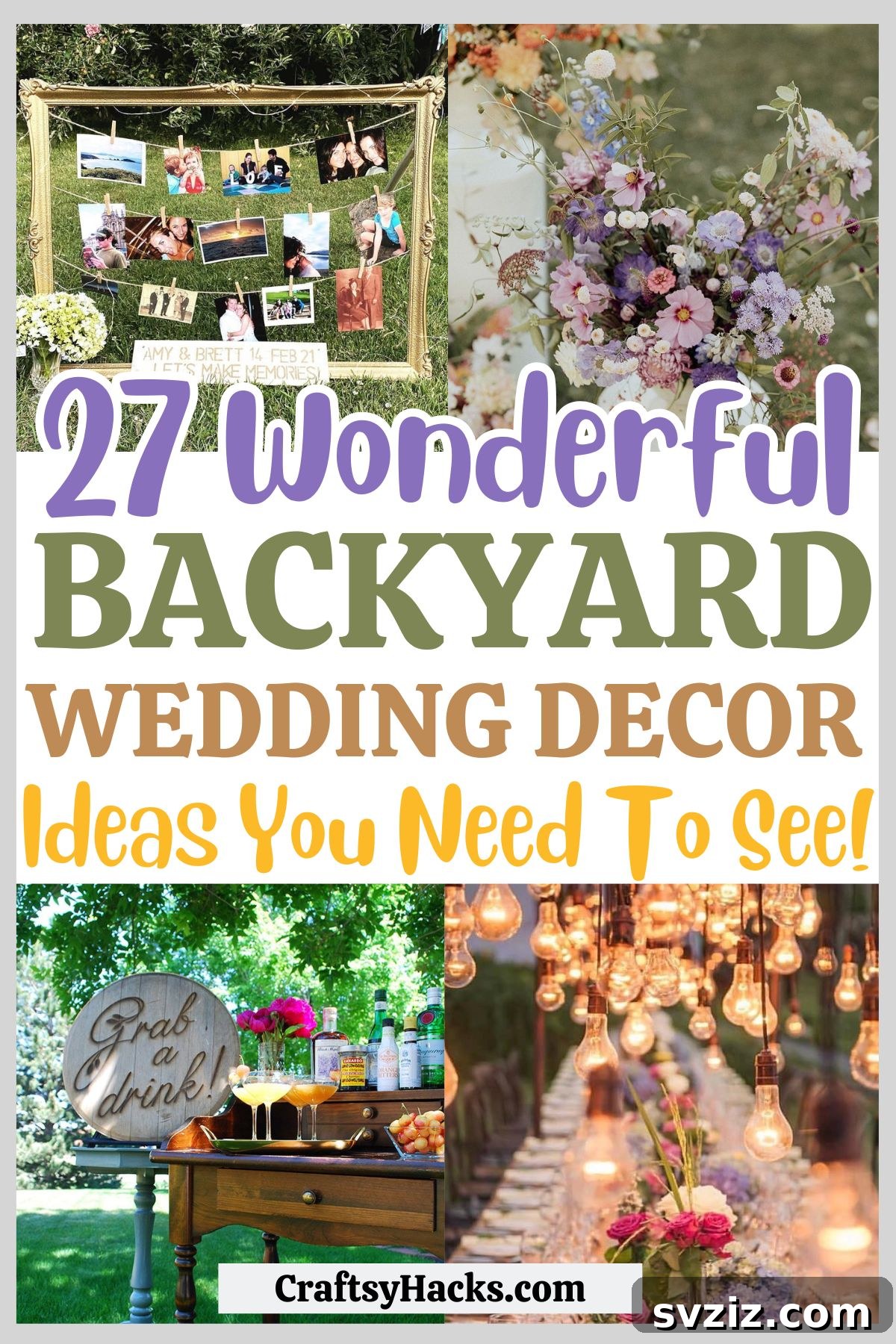 backyard wedding decor ideas
